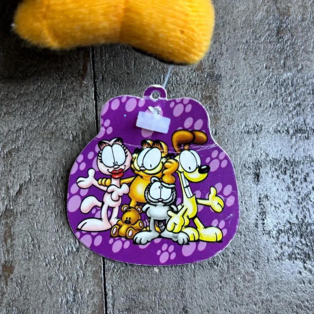 Vtg Garfield EASTER Stuffed Animal Plush Painting Egg Toy Cat Paws Vest Bow-Tie
